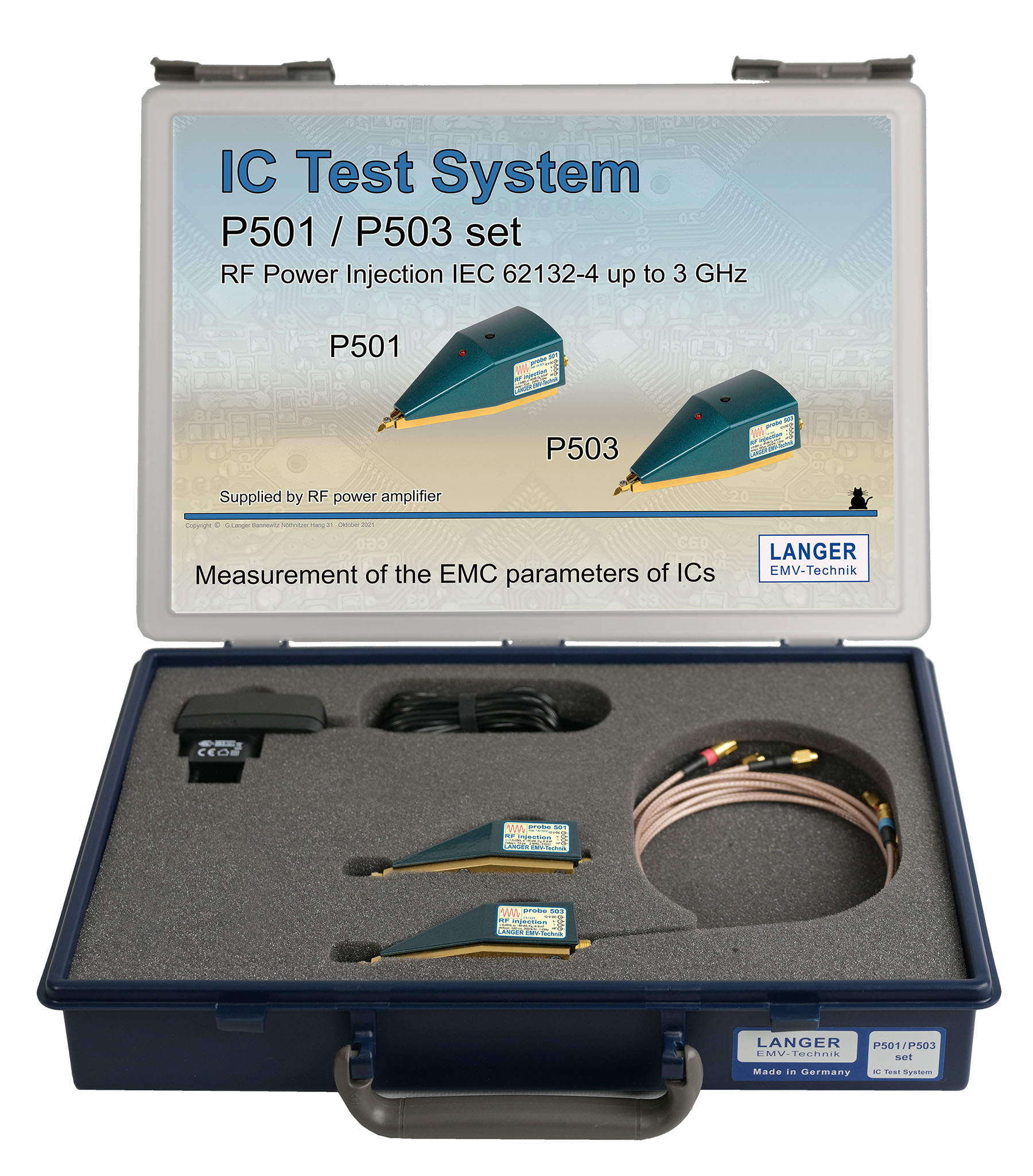 P501 / P503 set, HF-Power Einkopplung IEC 62132-4 bis 3 GHz